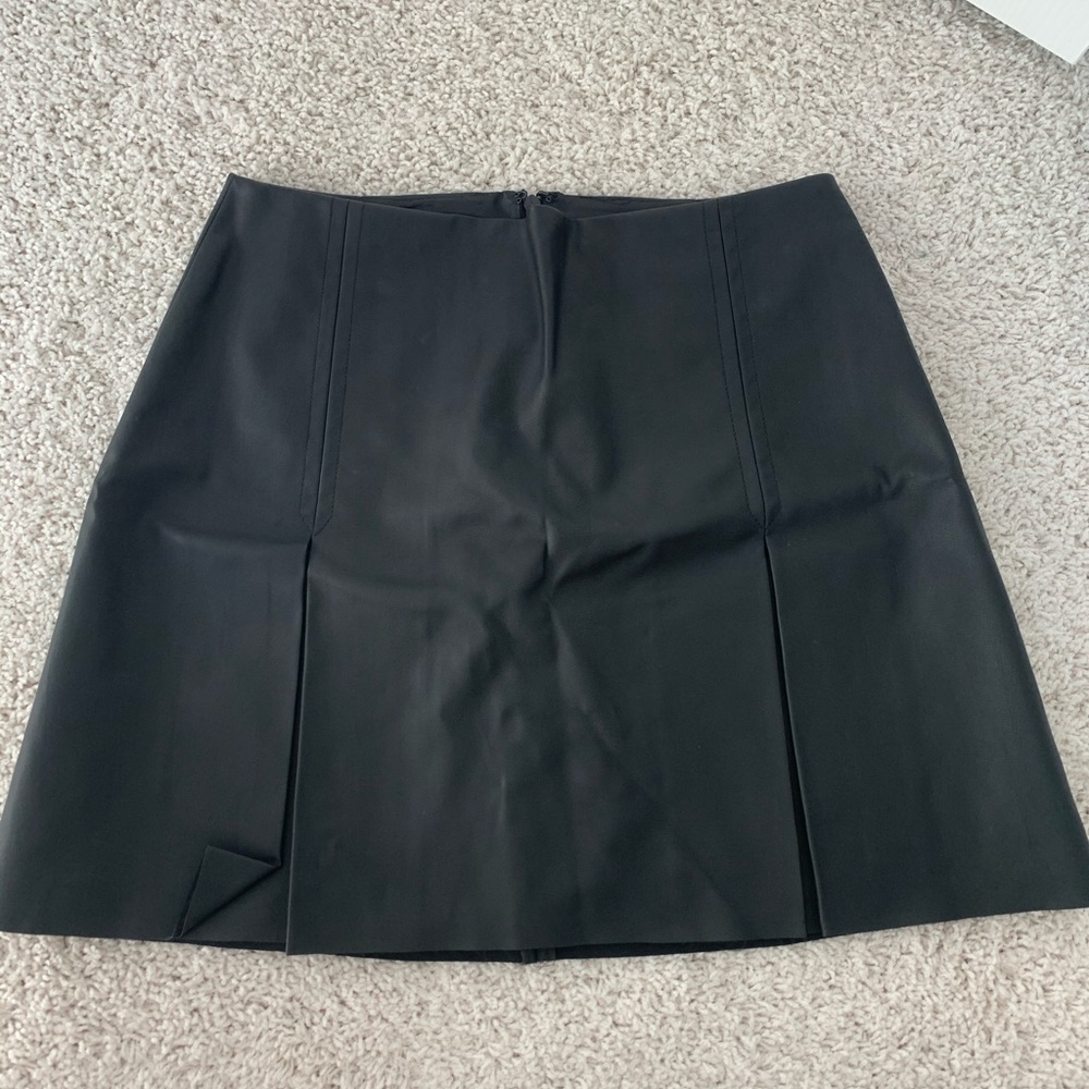Faux Leather Express Mini Skirt